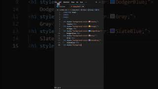 HTML Colors in 30 Seconds 🎨 | Web Design Basics | CodeWithBalghari