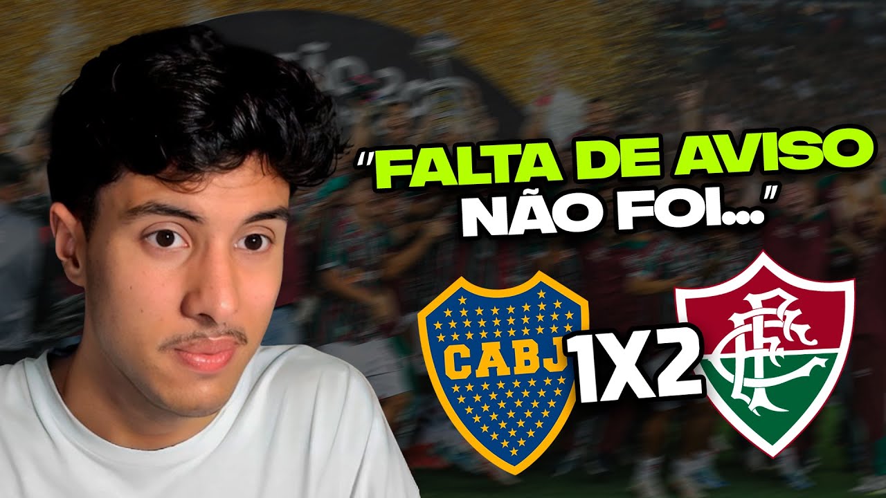 REACT DO RENATINHO: BOCA JUNIORS 1 x 2 FLUMINENSE - FINAL DA LIBERTADORES