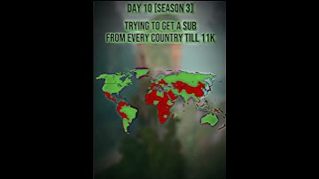 Trying To Get A Sub From Every Country Till 11K,Day 10#geography #countries #edit #shorts #subscribe