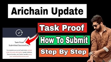 Arichain Task Proof Submission || Ariwallet New Update || Arichain Airdrop Claim Live 