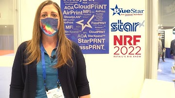 Star Micronics at NRF 2022 - Interview with Amy Hiltebrand of BlueStar