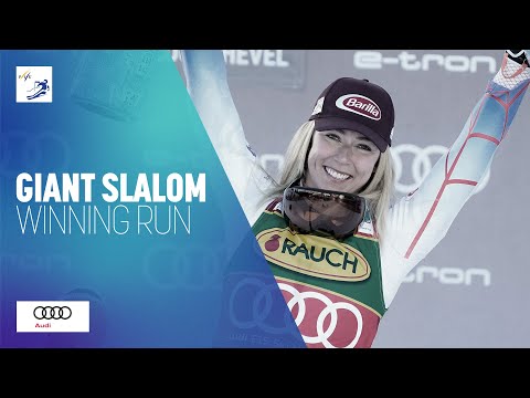 Mikaela Shiffrin (USA) | Winner | Women's Giant Slalom 