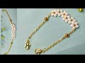 Easy Fashion Jewelry Making - Beads Bracelet| Membuat Konektor Masker sekaligus Gelang Mutiara