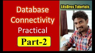 Part 2 -  Database Connectivity, how to insert record in SQL Server Database | Hindi