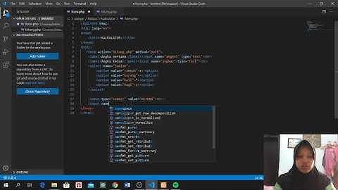 Membuat Kalkulator Menggunakan FUNCTION di PHP