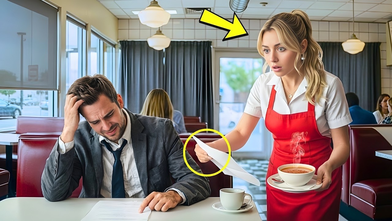 EL MILLONARIO CREYÓ PERDERLO TODO, HASTA QUE LA MESERA APARECIÓ Y LO CAMBIÓ TODO EN SENGUNDOS