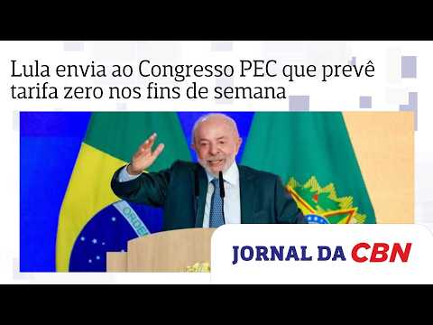 Lula sends to Congress a proposed constitutional amendment that provides for free public transpor...
