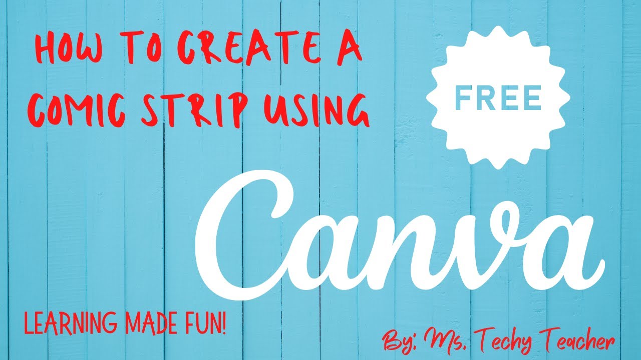 Extension Activity - How to Create a Comic Strip in Canva - YouTube