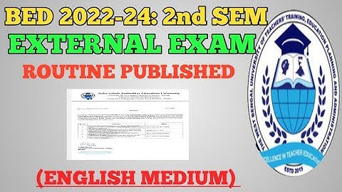 Bed 2nd Sem practicum exam date published