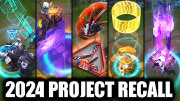 All PROJECT Skins Recall Animations 2024 (League of Legends)