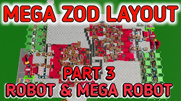 MEGA ZOD LAYOUT FACTORY SIMULATOR TIER 7 - PART 3 Robot & Mega Robot - Roblox Factory Simulator