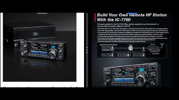 Firmware Update - ICOM 7760 -  Wireless