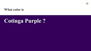 Cotinga Purple color #340059 hex color - Violet color - Cool color 340059