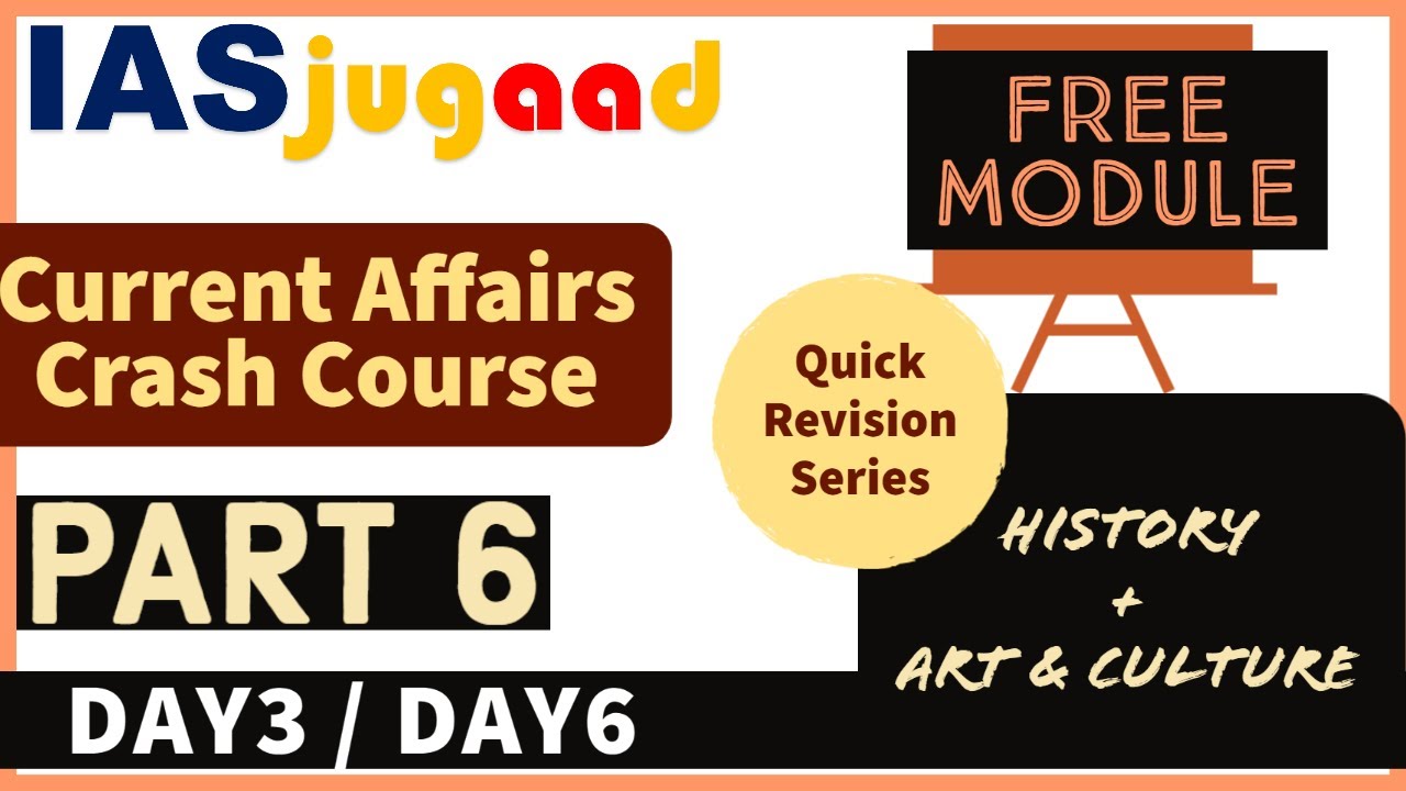 HC6 Crash Course UPSC/ IAS 2020 - Quick Revision Series of History & Culture  (Art & Culture PT 365)