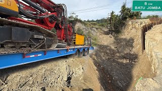 Download Lagu TANPA BASA BASI‼️BORE PILE DIDATANGKAN \u0026 AKAN BUATKAN PONDASI JEMBATAN DILOKASI INI !! MP3