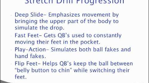 X&O Labs- Towson QB Drills (part)