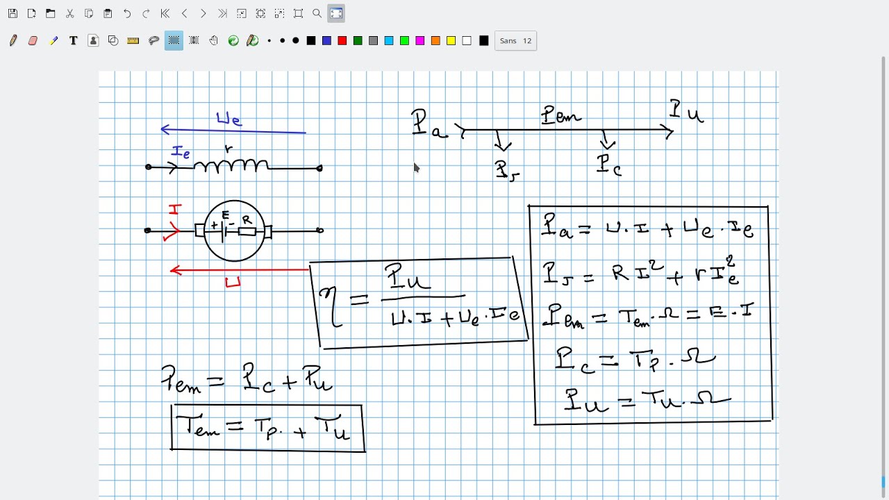 EP4 # Bilan de puissance du moteur à courant continu