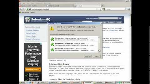 Install Selenium IDE.flv