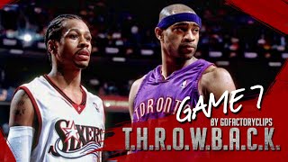 Allen Iverson vs Vince Carter Duel Highlights 2001 Playoffs ECSF G7 76ers vs Raptors - WIN or LOSE!