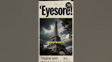 The Eiffel Tower Was Almost Torn Down?! 😲🗼 #funfacts