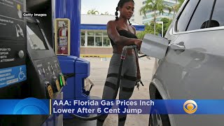 AAA: Florida Gas Prices Inch Lower After 6 Cent Jump
