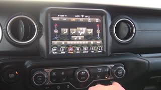 Jeep Wrangler JL 8.4 Touch Screen Inoperative 2018 2019 2020 2021 2022