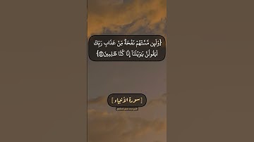 سورة الأنبياء الآية ٤٥ الى ٤٧ بصوت الشيخ محمد صديق المنشاوي