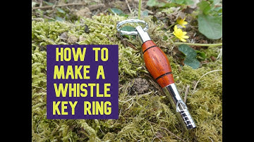 How to make a whistle key ring