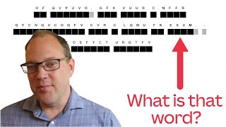 What Is That Word? Solving Cryptogram #2