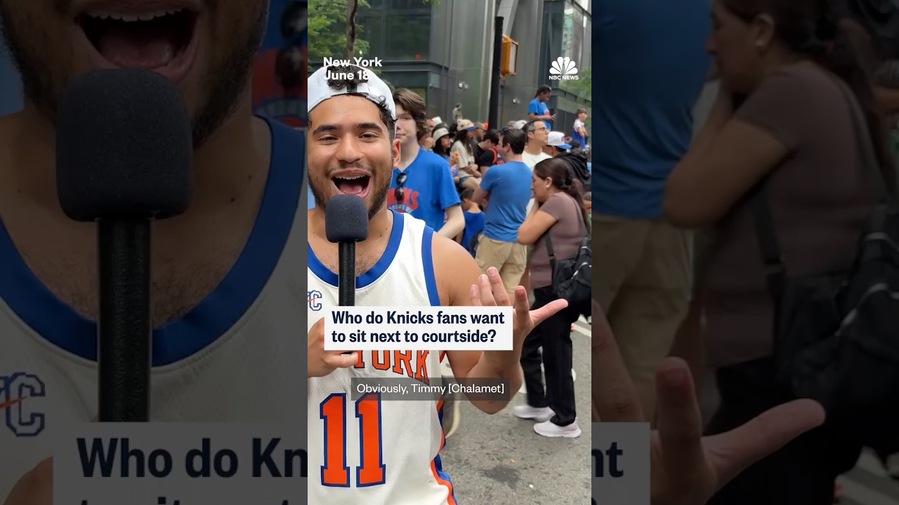Who do Knicks fans want to sit next to courtside?