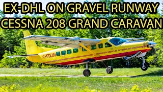 Gravel Runway Action Spotting And Flying The Cessna 208 Grand Caravan In Saint-Jerome Csn3