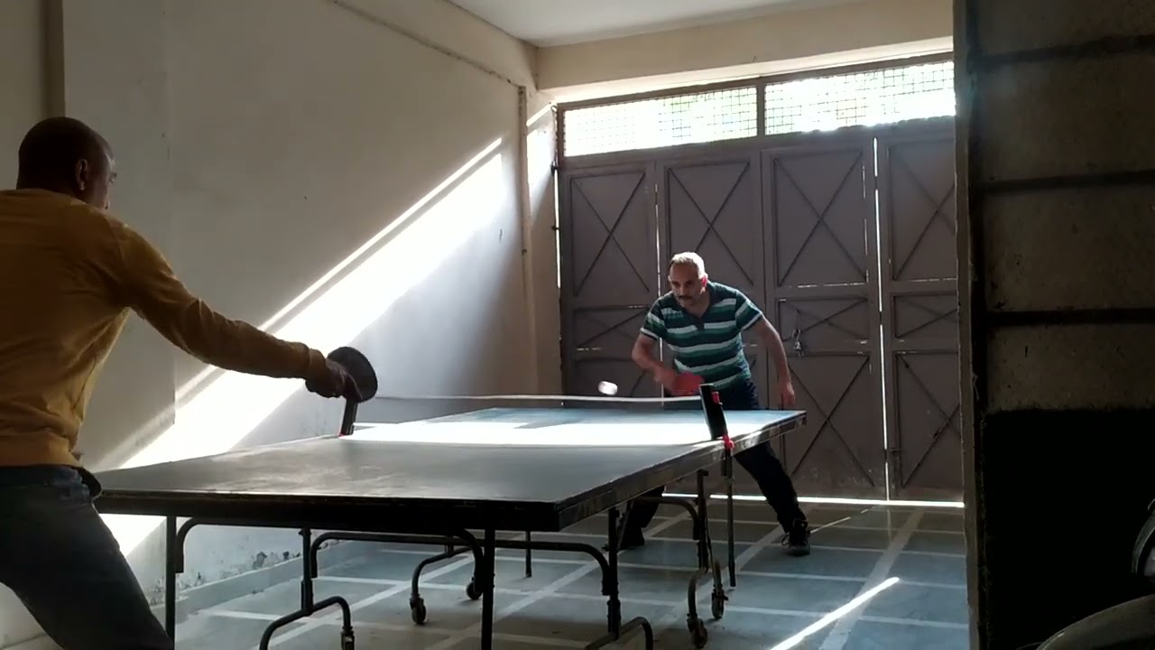 Table Tennis video, Indoor . playing in Rohini Delhi, Preparing for