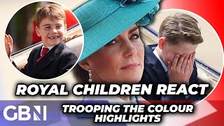 Royal children greet crowds as King Charles pays tribute to India crash victims: Trooping the Colour
