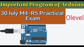 O Level IOT/Practical Exam/30 July M4-R5 Program Practical Exam/Most Important /Arti Mam