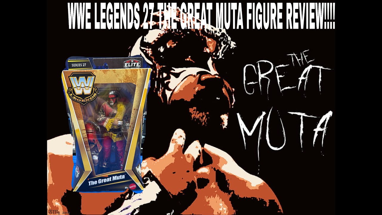 WWE ELITE LEGENDS 27 THE GREAT MUTA FIGURE REVIEW!!!