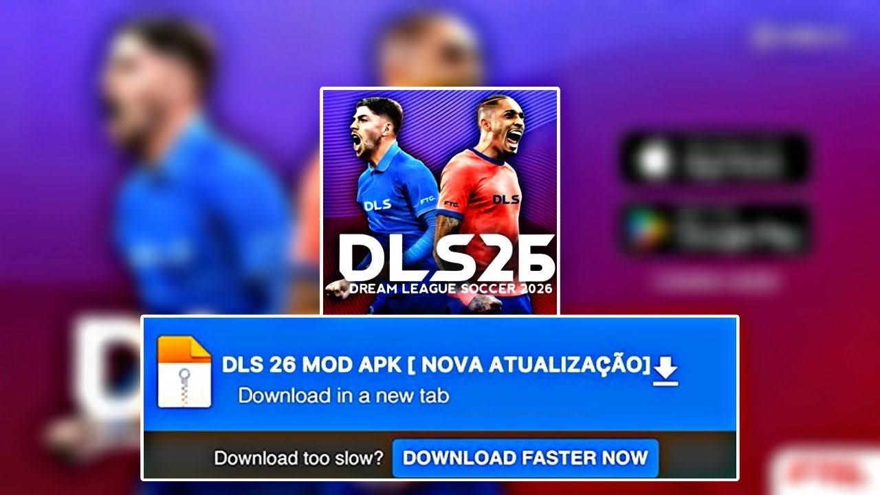 SAIU! DLS 26 DINHEIRO INFINITO ATUALIZADO VIA MEDIAFIRE APK MOD DREAM LEAGUE SOCCER 2026 🤑