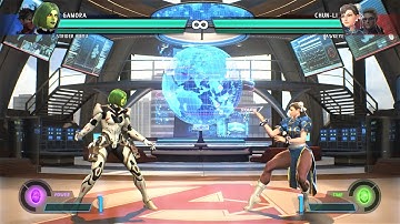 Gamora & Strider Hiryu vs Chun-Li & Hawkeye (Hardest AI) - Marvel vs Capcom: Infinite