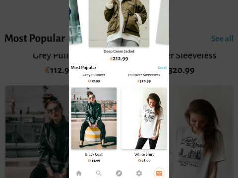 Flutter Ecommerce App.