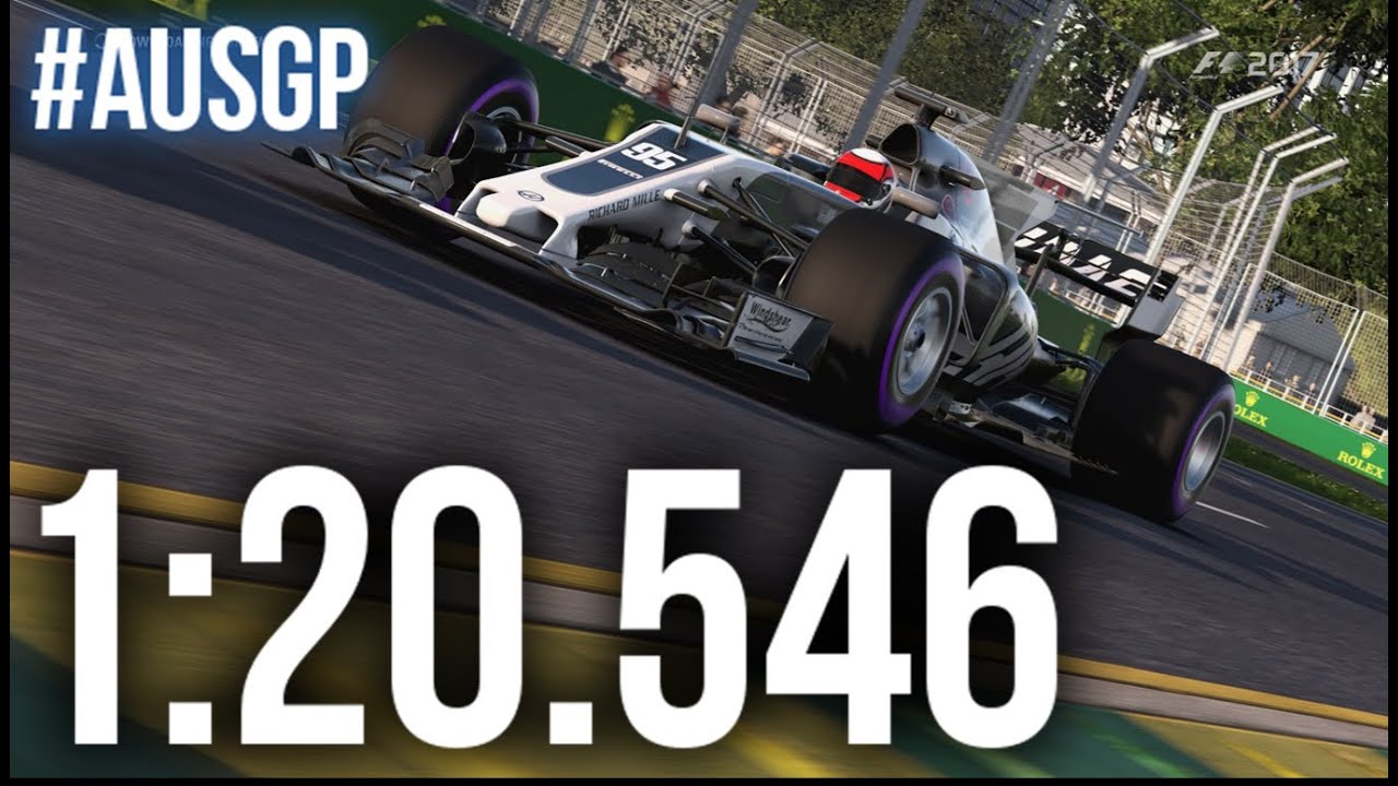 F1 2017 - Fully Upgraded Haas Hotlap: Australia (