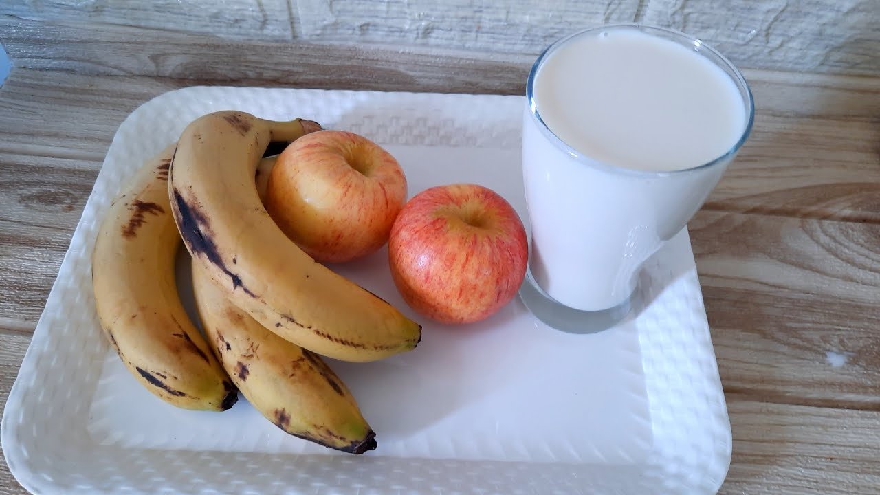 Apple , Banana ,Milkshake , tasty ( Juice recipe )by Tour and Taste