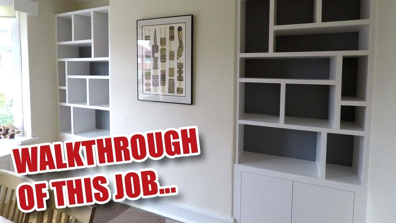 Making Random Design Alcove Shelving - Full Walkthrough