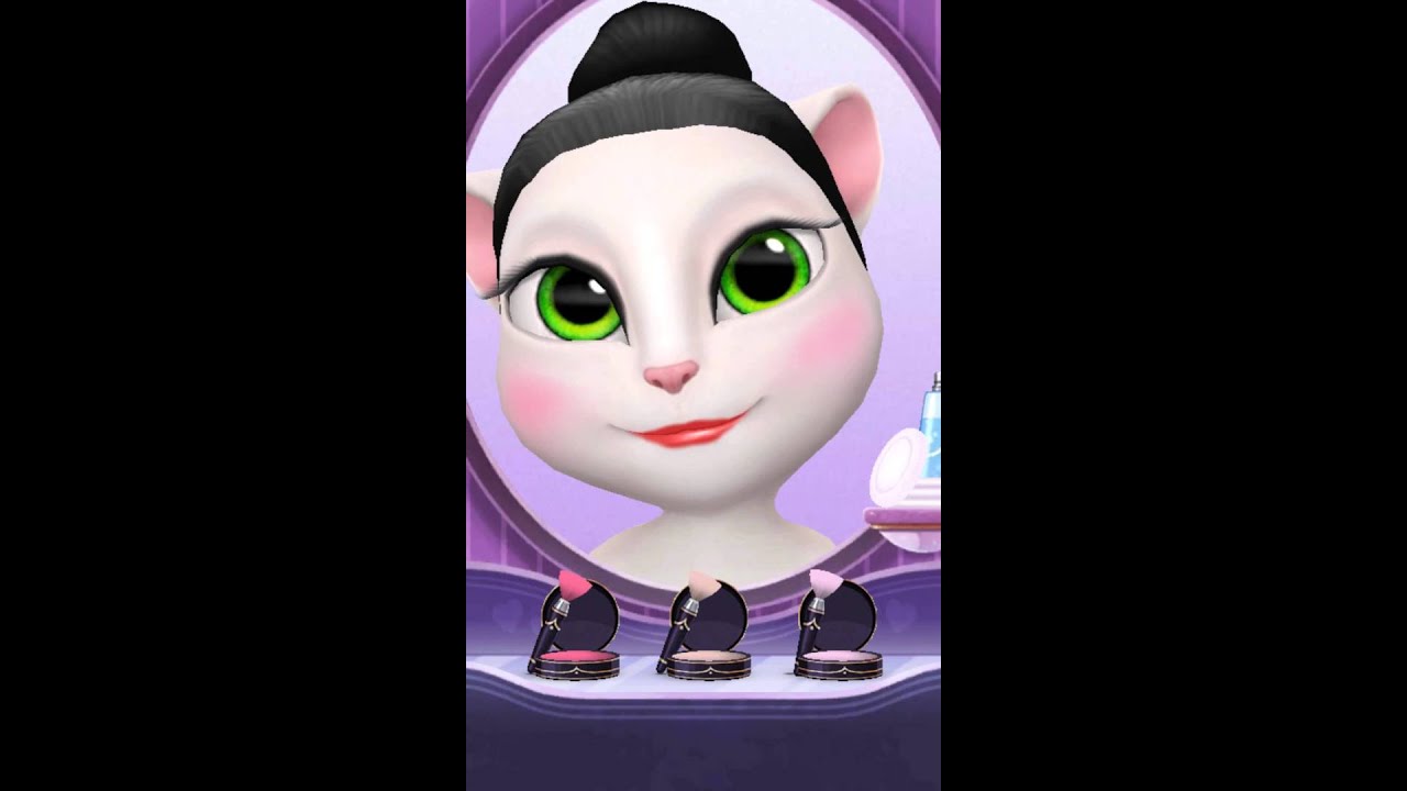 [My Talking Angela]Is my makeup oka? YouTube