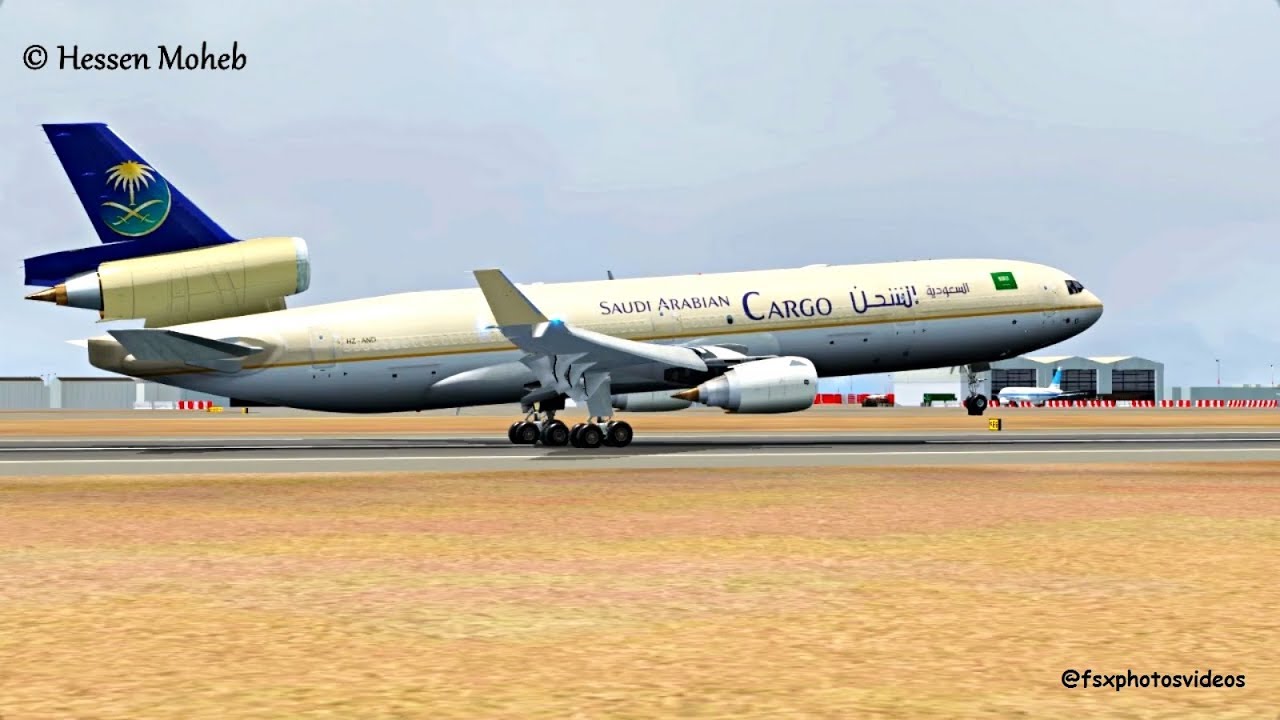 FSX Saudi Cargo MD 11 Takeoff From Kuwait