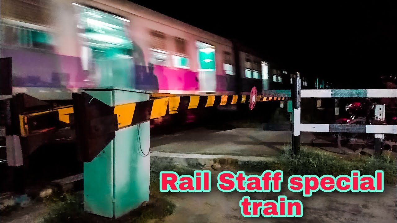 Nigh Action 🔥 Rail staff special train during unlock stage | eastern railway