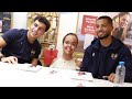 Manu Sánchez, Jeremy Toljan e Iker Losada protagonizan una tarde de autógrafos con Lowi