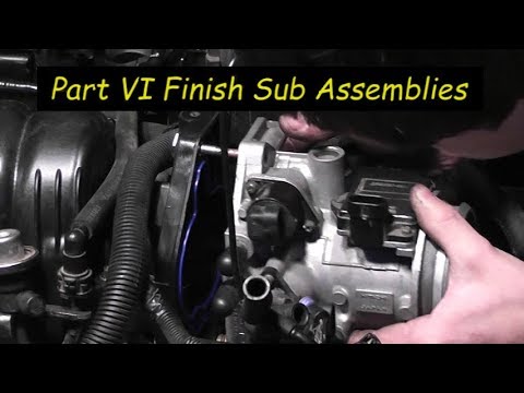 1995 Oldsmobile 88 3.8L Pt6 Install Thermostat,  New Dorman Tensioner, E.F.I., and Throttle Body