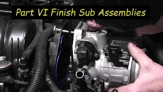 1995 Oldsmobile 88 3.8L Pt6 Install Thermostat,  New Dorman Tensioner, E.F.I., and Throttle Body