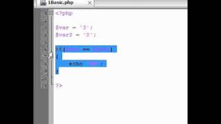 PHP Tutorial #4 if statements