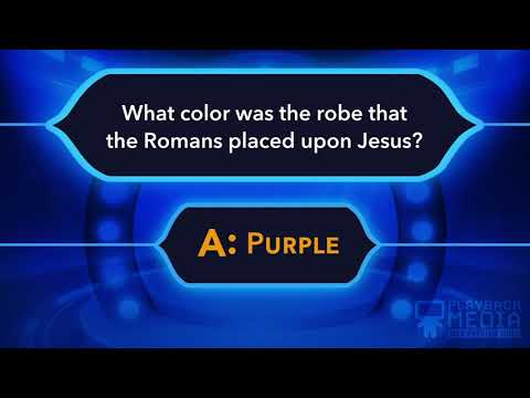 Easter Jeopardy Bible