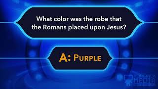Easter Bible Trivia Game For Kids